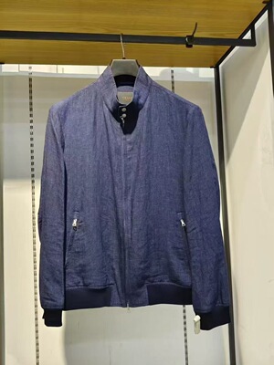 TRANDS纯亚麻夹克，意大利SOLBIATI亚麻，吊牌价4860特价1480处理