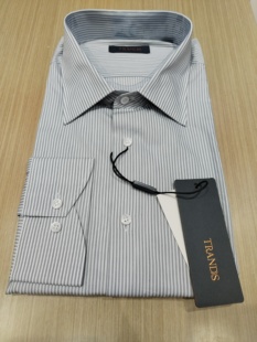 TRANDS长袖衬衫。意大利Canclini厂商生产的100%无污染生态棉