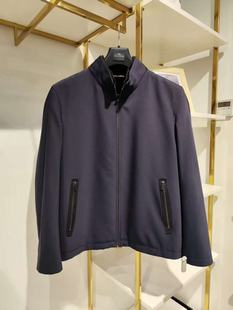 TRANDS貂绒夹克北美黑貂绒鹅绒填充，藏蓝色实用百搭吊牌价18600