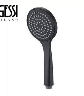意大利GESSI单功能淋浴花洒黑色单头家用增压洗澡喷头莲蓬头通用