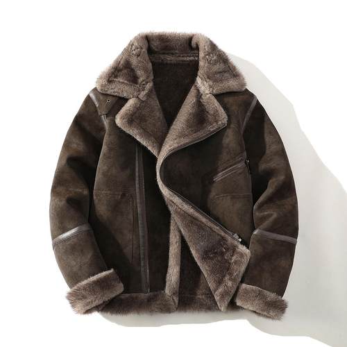 韩版轻奢羊羔毛加厚皮草外套