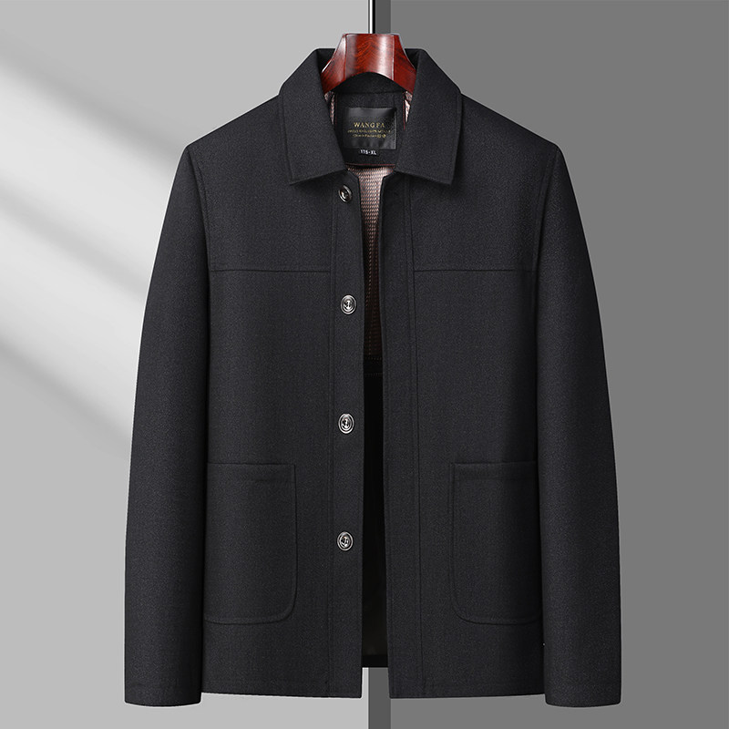 爸爸装秋季新款方领大口袋加大加肥休闲装中老年男装大码爷爷外套,男装,中老年上装,淘宝优惠券,粉丝福利购,淘宝优惠卷