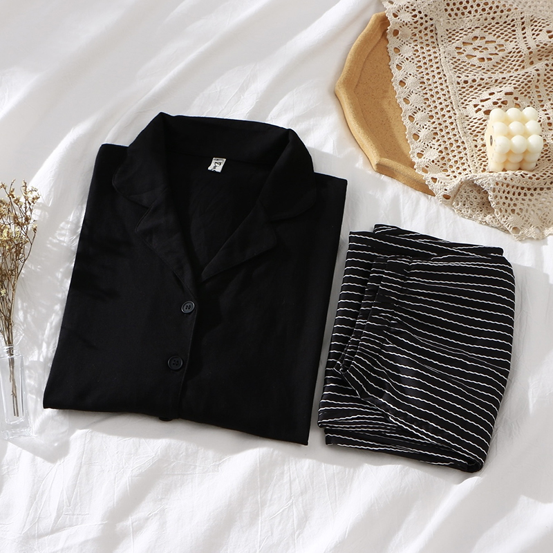 情侣睡衣春秋男女纯棉2022年新款简约高级感长袖条纹家居服冬套装,女士内衣/男士内衣/家居服,睡衣/家居服套装,淘宝优惠券,粉丝福利购,淘宝优惠卷