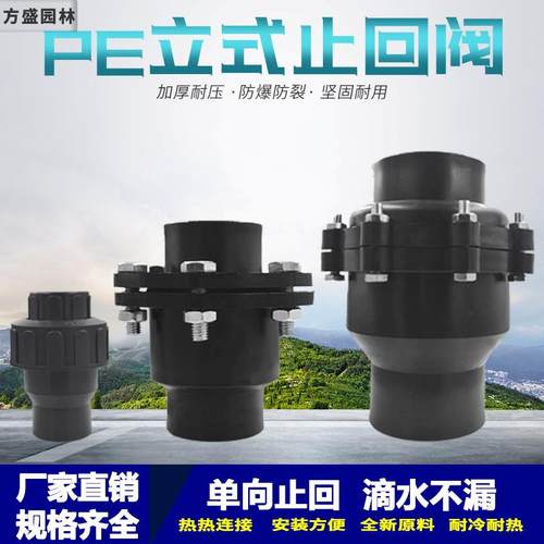 PE20活接热熔立式止回阀