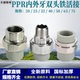 PPR热熔铁外牙内牙双头铁活接4分 2.5寸PPR等径变径活接热熔管件