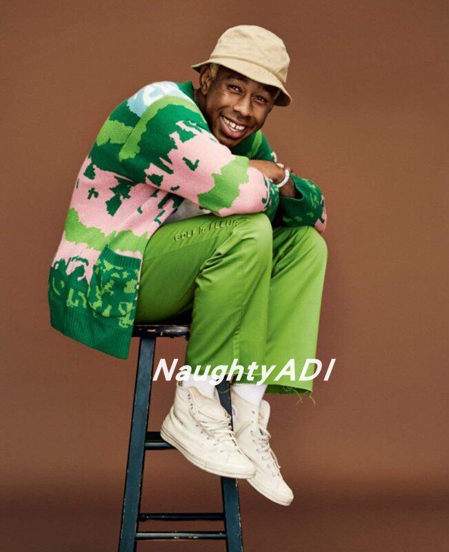 GOLF Wang landscape cardigan 小花花色开 