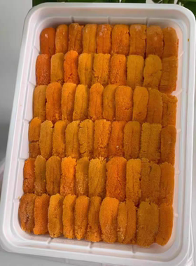 大连马粪海胆一盒装 100g/盒新鲜活剥冷冻海胆肉 日料食材