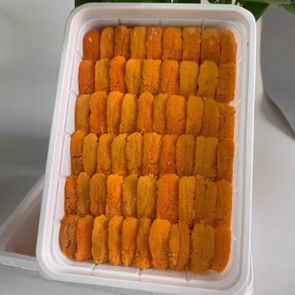 大连马粪海胆一盒装 100g/盒新鲜活剥冷冻海胆肉 日料食材