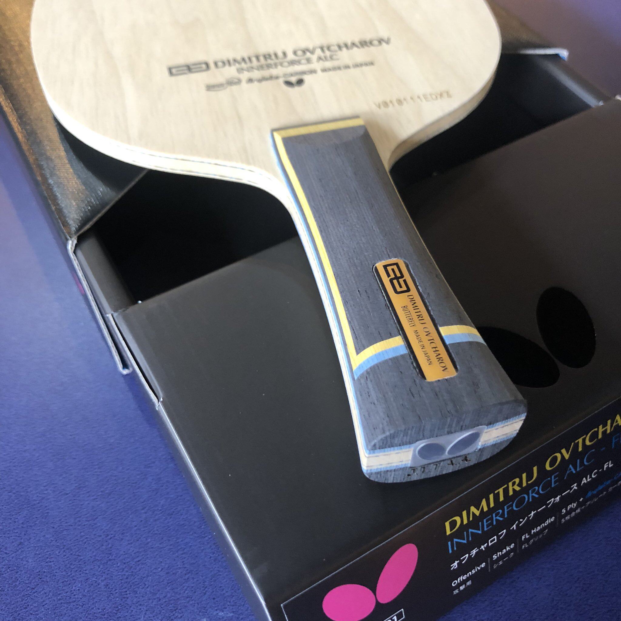 现货2021年7月新品 大阪直发蝴蝶 butterfly 奥恰洛夫alc碳素底板