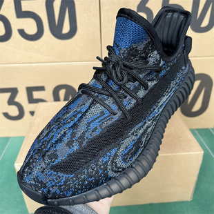 官网正品椰子鞋男350黑天使三杠满天星黑流星跑步运动鞋女莆田鞋