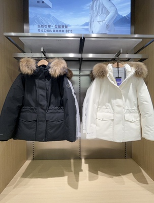 25新款极寒高端户外女鹅绒收腰羽绒服短款B250242214J