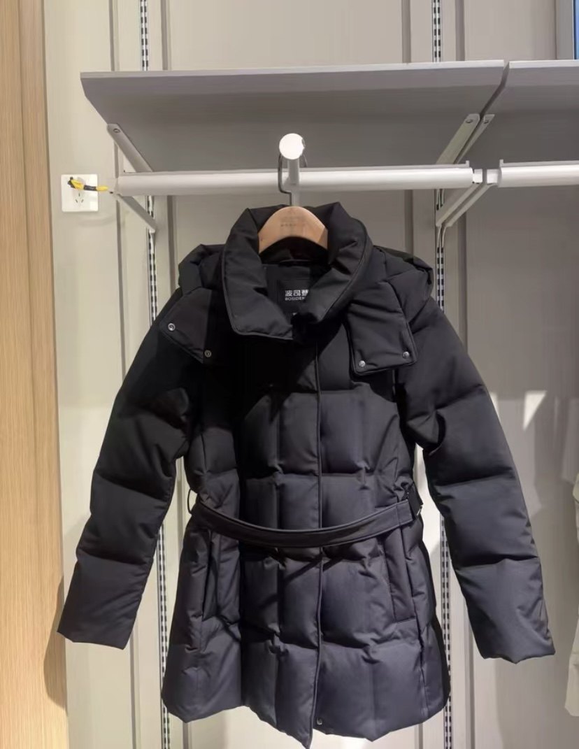 25新款女时尚休闲中长款羽绒服B250244148M戴帽腰带款1799,女装/女士精品,羽绒服,淘宝优惠券,粉丝福利购,淘宝优惠卷