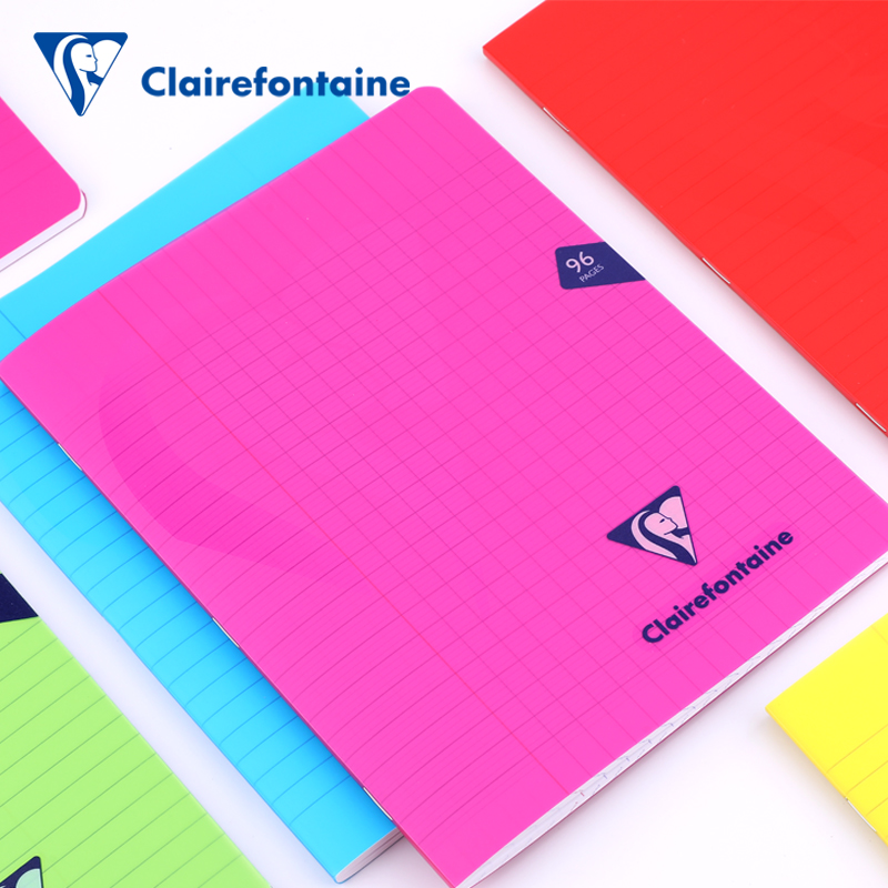 法国半透明书法方格英文笔记本