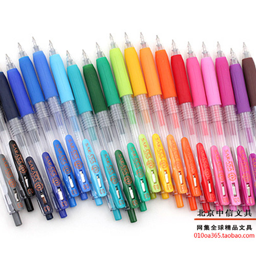 斑马日本jj15彩色中性笔