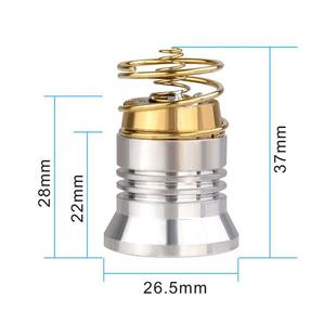 CREE L2灯头 T6灯杯 26.5mm LED强光战术手电筒DIY反光杯 800流明