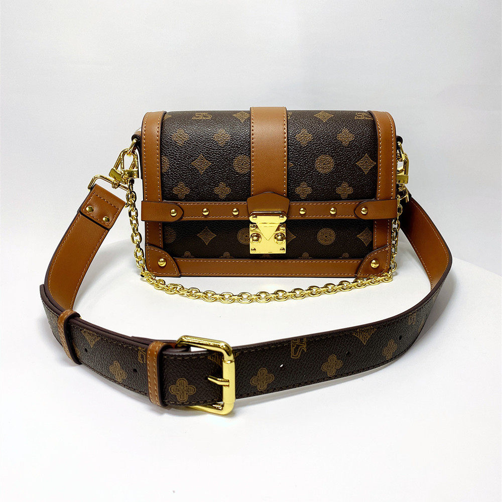 seoseoo南奥袋鼠2021秋冬新款复古老花拼色小方包单肩斜挎包77507