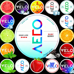 正品口唇袋velo欧美版瑞典口含水果薄荷提神戒替槟榔进口风味袋
