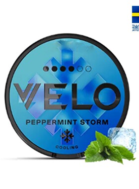 瑞典Snus代购新款velo口含袋zyn口唇袋snus velo薄荷风暴水果味