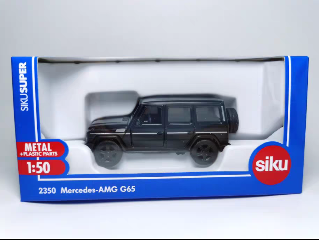 德国siku 2350奔驰AMG G65汽车模型吉普越野玩具磨砂黑男孩礼物