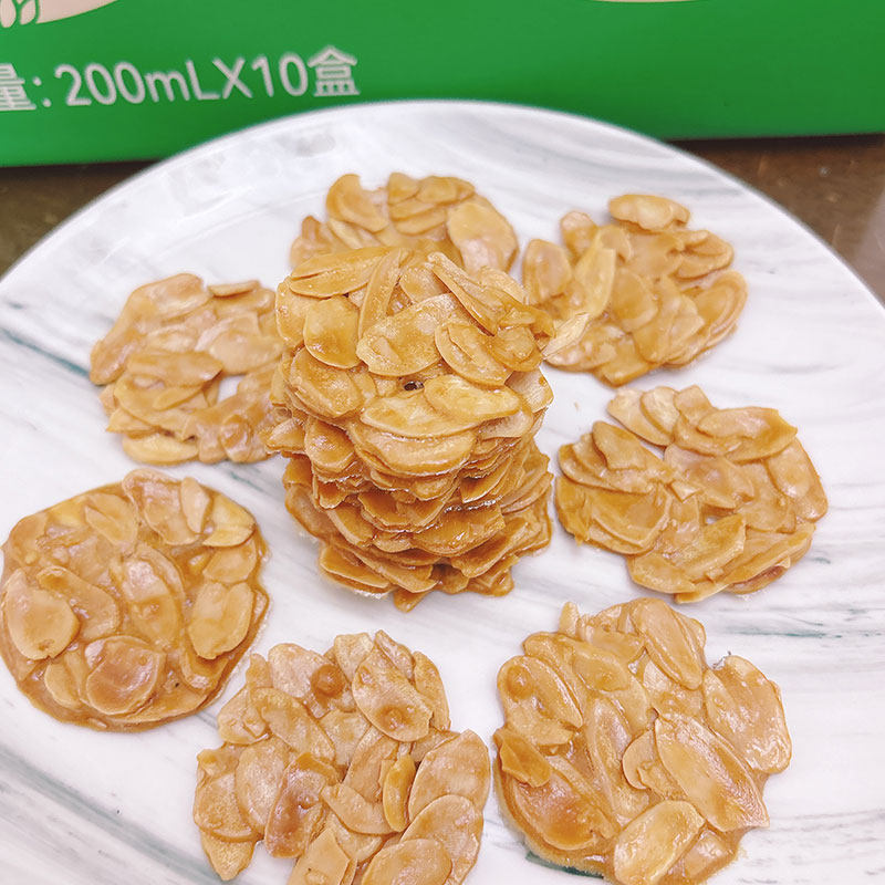 杏仁生酮饼干无糖无面粉无麸质薄脆无代糖低碳水不升控糖尿零食图片