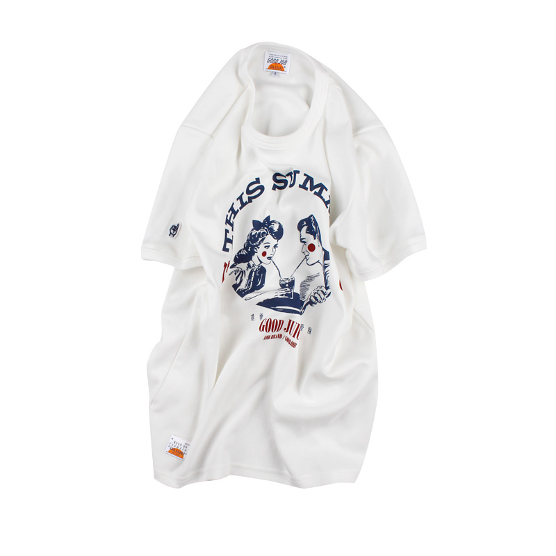 ANB2018SS/GOODJOBÏÄÈÕÒûÆ·Ó¡»¨TEE