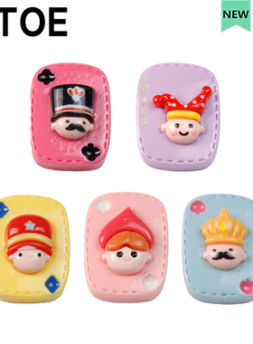 MTOE 卡通扑克牌Crcs洞洞鞋配饰diy鞋扣配件鞋花鞋带扣b2-1