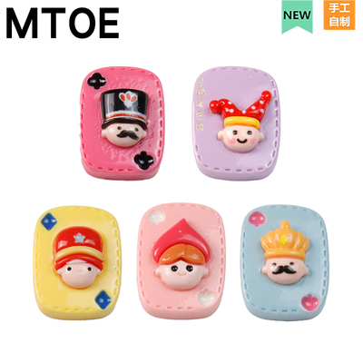 卡通扑克牌Crcs洞洞鞋配饰