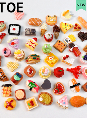 MTOE 仿真食物crcs洞洞鞋配饰diy鞋扣迷你配件鞋花Cross装饰扣