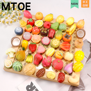 MTOE 超大号仿真水果洞洞鞋配饰diy鞋带扣配件扑家大孔鞋花备注