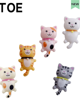 MTOE 小猫洞洞鞋配饰diy动物配件鞋带扣扑家大孔nativ鞋花备注F4