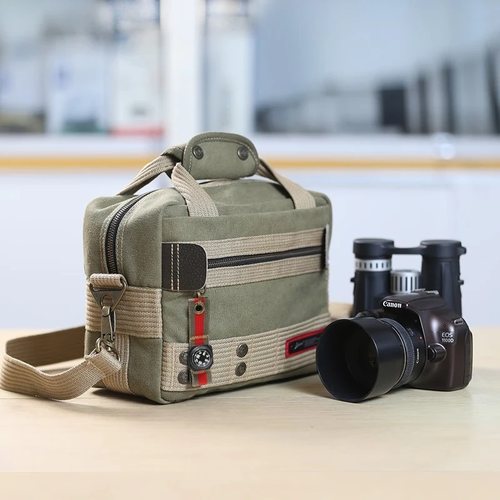 吉尼佛帆布相机单肩摄影包