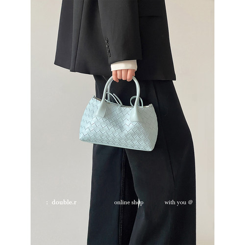 DOUBLE.R小瑞靓包编织篮子包包
