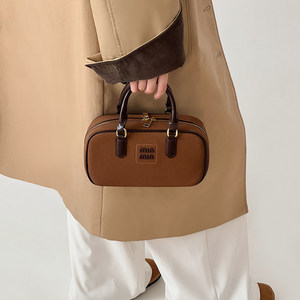 DOUBLE.R小瑞靓包保龄球包手提包