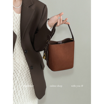 DOUBLE.R小瑞靓包高质磨砂斜挎包