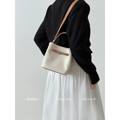 DOUBLE.R小瑞靓包小众撞色斜挎包