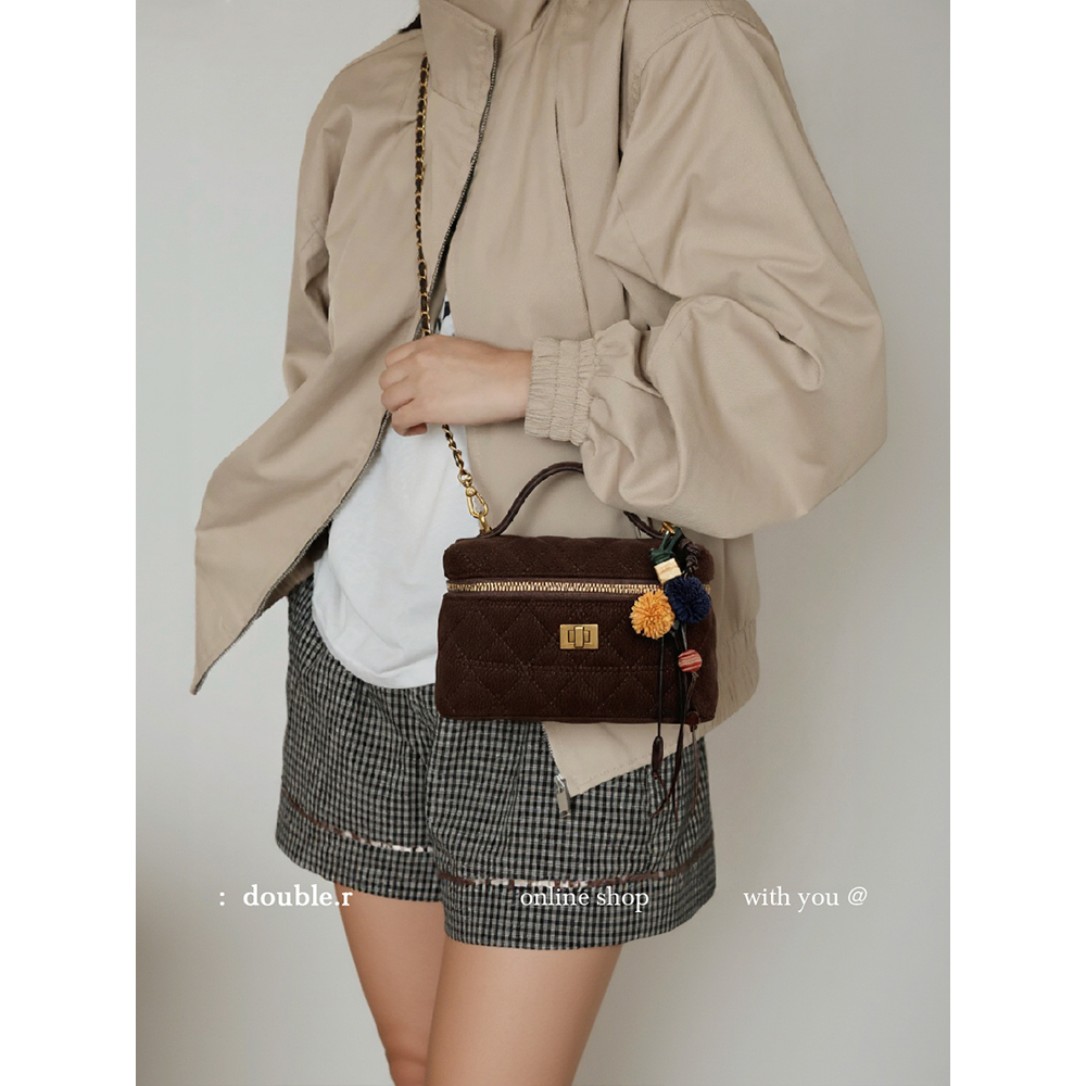 DOUBLE.R小瑞靓包小众复古斜挎包