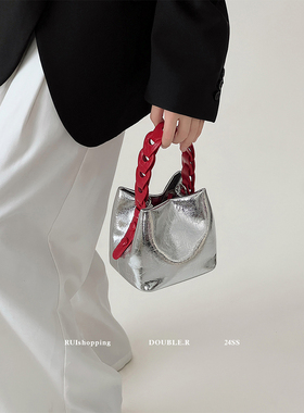 小瑞靓包 原创·沿海假日 编织水桶包 2026新款手提包单肩斜挎包