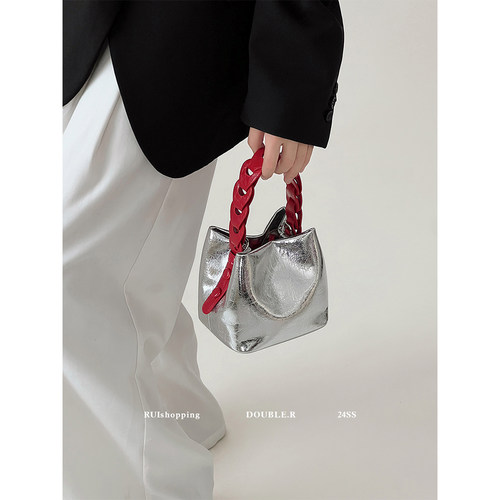 DOUBLE.R小瑞靓包高质软皮斜挎包