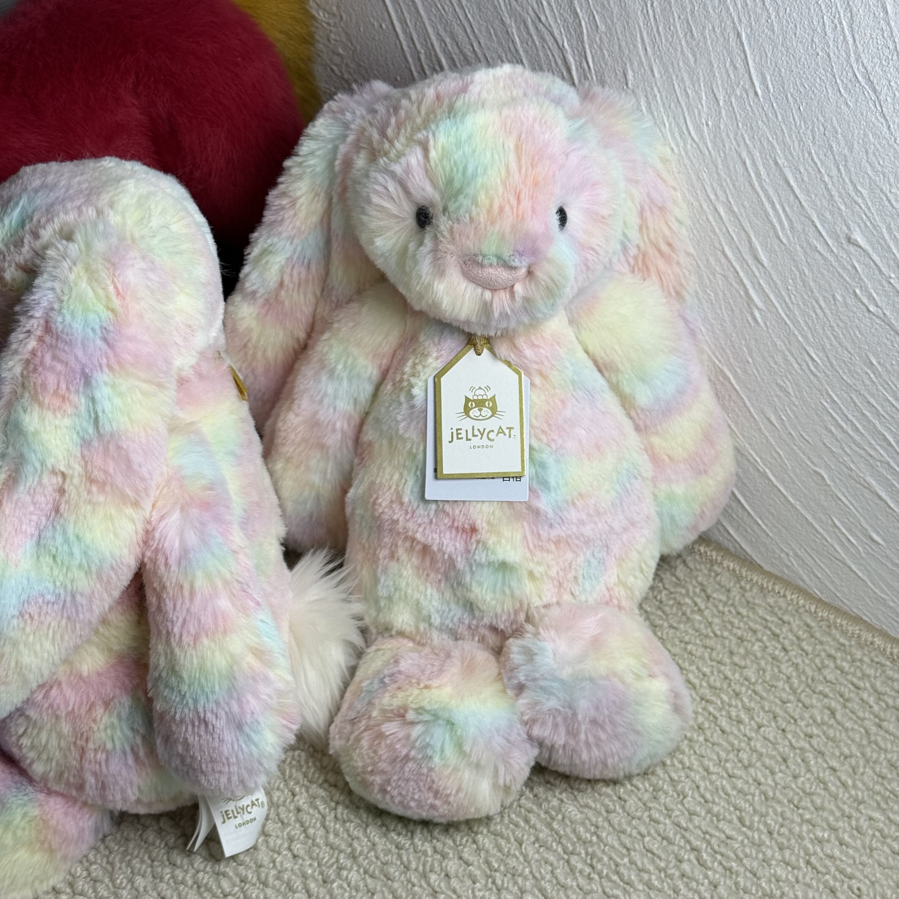 正品现货！Jellycat新品金标致臻彩虹邦尼兔礼物全新毛绒玩具31cm,玩具/童车/益智/积木/模型,毛绒/玩偶/公仔/布艺类玩具,淘宝优惠券,粉丝福利购,淘宝优惠卷