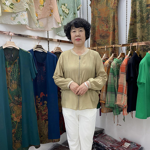 中年人夏装40岁50时尚防晒衣妈妈