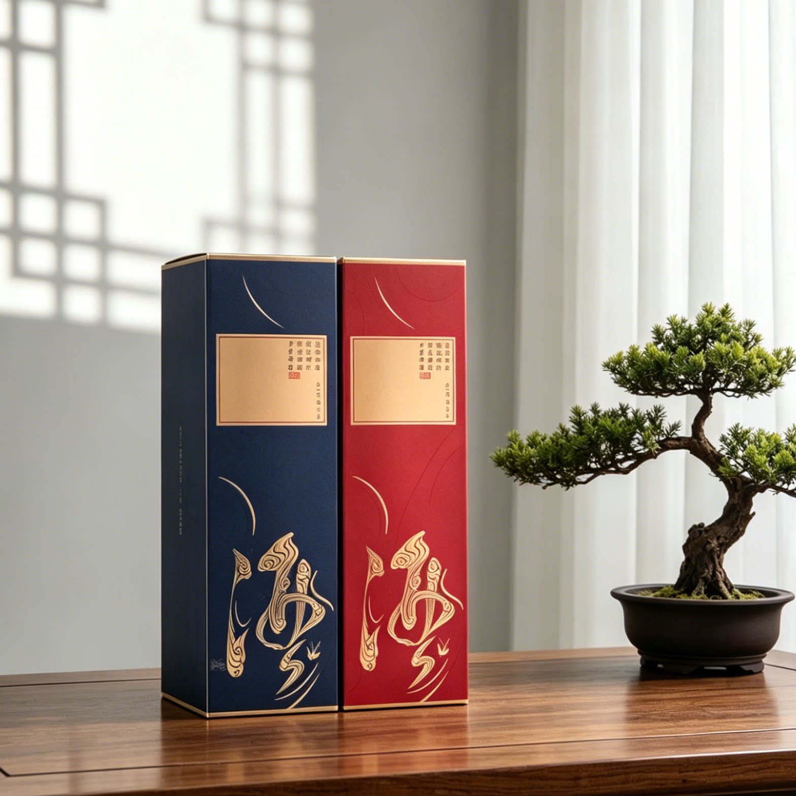 9*9*30高款白酒空酒盒1斤装