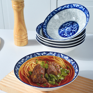 7英寸青枝玉蔓青花瓷碗家用吃饭新款轻奢复古中号面碗汤碗米饭碗