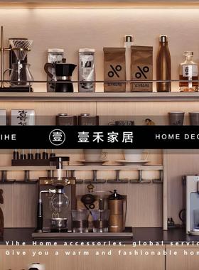 水吧台接待处展厅售楼部装饰品咖啡样板间橱柜厨房摆件接待厅主题