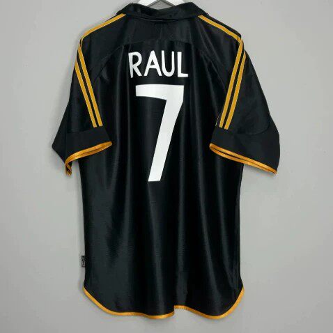 Raul jersey Real Madrid away 98 00 retro football shirt