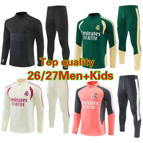 Real Madrid Training suit Bellingham Vini Men Kids Tracksuit