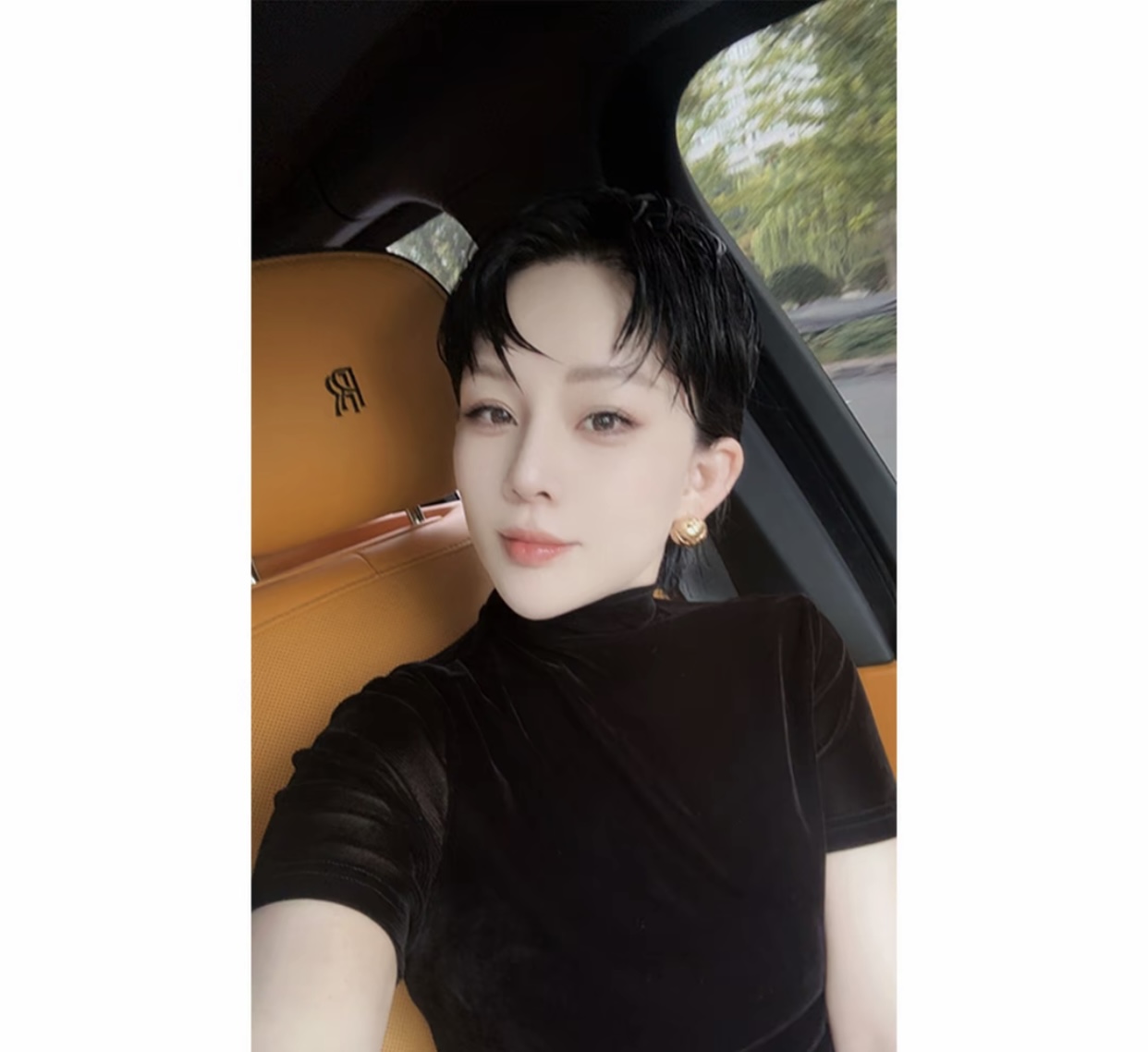 JING秋季《万人迷丝绒高领》2025888纯色短袖T恤舒服高领上衣女