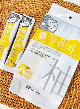 韩国进口jejun-farm济州岛特产蜂蜜青橘柑橘柚子茶速溶浓缩果茶