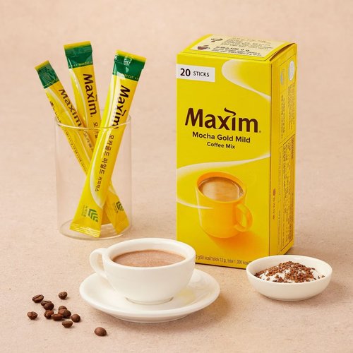 韩国麦馨maxim咖啡摩卡速溶咖啡