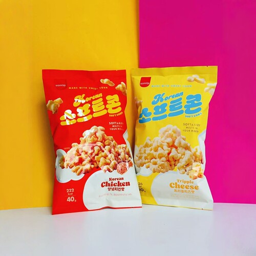 韩国三立samlip玉米爆米花零食