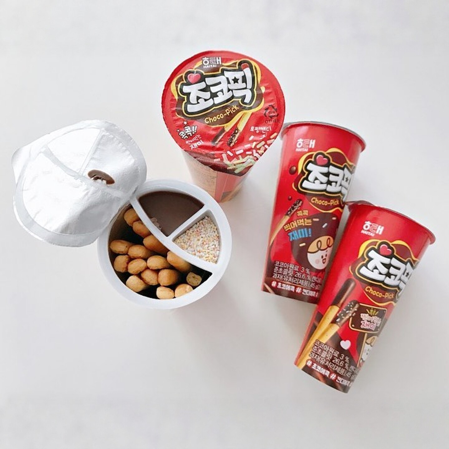 韩国进口海太开心果迪拜风味蘸酱拇指饼干巧克力饼干儿童解馋零食